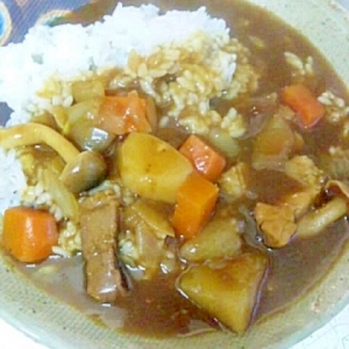 塩麹漬け豚の、カレー